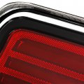 Kuafu Tail Light Brake Lamp Compatible With 2009-2014 Ford F-150 F150 Replacement For Fo2818148 Fo2818150 Black Housing Clear