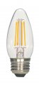 Satco S9569 Medium Bulb In Light Finish 3 50 Inches 470lm Meduim Base Decorative Torpedo C11-shape 