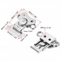 Uxcell 1 89-inch Sus304 Stainless Steel Spring Loaded Butterfly Twist Latch Keeper Toggle Clamp For Case Box 2 Pcs