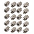 M6x12mm 304 Stainless Steel Self Tapping Slotted Thread Insert 20pcs 