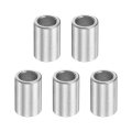 5pcs Aluminum Spacer 3 8 Od X 1 4 Id 9 16 Length Screw Standoff Bushing Plain Finish Unthreaded Round Metal For Screws Bolts 
