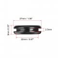 Uxcell Rubber Grommet Round Double-sided Mount Dia 22 Mm For Wire Protection 20pcs