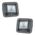 License Lamp Assembly Pair For Ford F250 F350 F450 Super Duty 2017 2018 2019 Driver And Passenger Side Hc3z 13550 B Fo2870104 