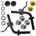 Caltric Steering Spindles Bushing Kit Compatible With John Deere L111 20hp Brig Strat 42 2005 05