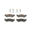 Brake Pads Ford F-150 Heritage 2004 Front And Rear 4 Wheel Set Replacement For F75z2001aa F75z2200ba Pro Line Series Copper 