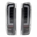 Performance Tail Light Clear Lens Black Housing Led C Tube Bar For Ford 