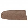Fender Bib Cover Black Pu Leather Flame Rear Motorcycle Artificial Decorative Pad Pattern Fit For Xl 883 1200 48 Brown