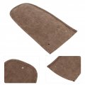Fender Bib Cover Black Pu Leather Flame Rear Motorcycle Artificial Decorative Pad Pattern Fit For Xl 883 1200 48 Brown