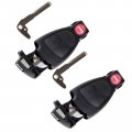 Aintier 2 X Key Fob Shell Case For Mercedes-benz C230 C240 C32 Amg C320 Cl500 Cl55 Cl600 Clk320 Clk430 Clk500 Clk55 2002-2003
