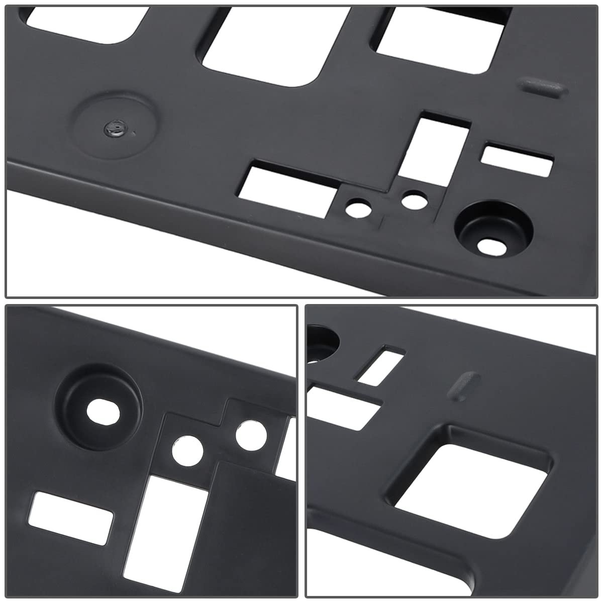 Front License Plate Mounting Bracket For Lexus Rx350 2013 2014 2015 F Sport Package Model Matte Black Polypropylene Replacement
