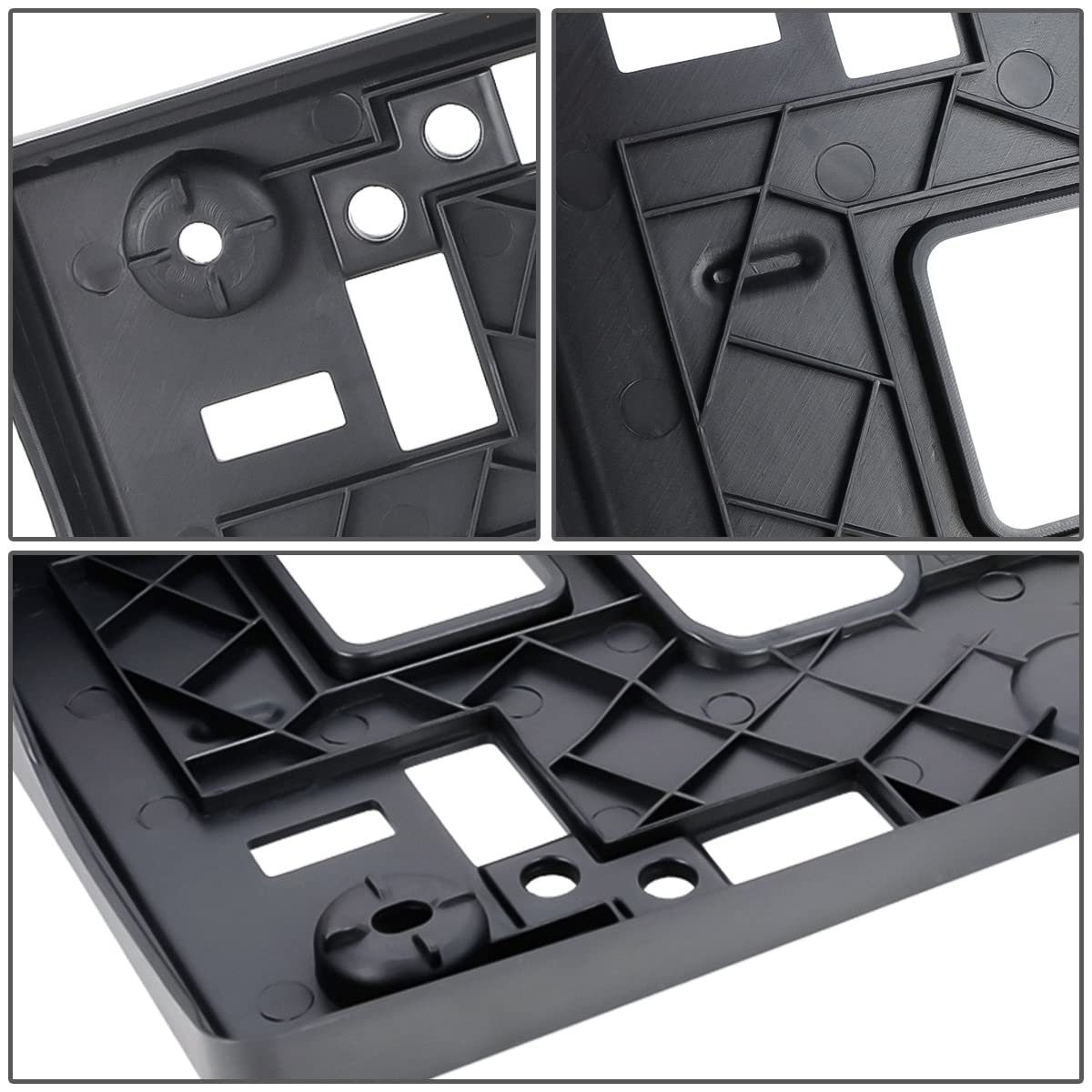 Front License Plate Mounting Bracket For Lexus Rx350 2013 2014 2015 F Sport Package Model Matte Black Polypropylene Replacement