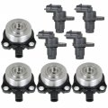Waltyotur 4 Pcs Camshaft Position Sensors And Magnets 2720510177 2729050043 A2720510177 A2729050043 Replacement For C230 C280