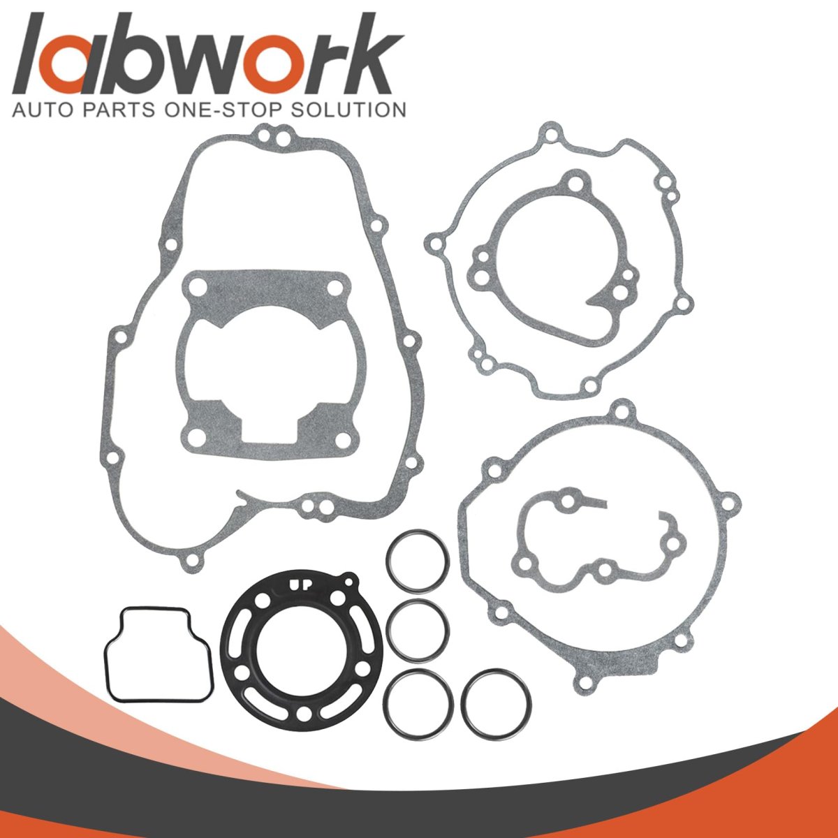 Motorcycle Top And Bottom End Gasket Kit Replacement For Kawasaki Kx100 1998 2020 Silver Engine Gaskets Set