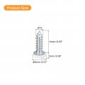 Uxcell St4x14mm White Screws Self Tapping 25pcs Pan Head Phillips Wood For Woodworking