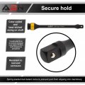 Abn 1 2in Drive 8in Long Torque Socket Extension Bar 80 Ft Lb Cr-mo With Gold Yellow Color-coded Aluminum Ring
