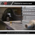 Abn 1 2in Drive 8in Long Torque Socket Extension Bar 80 Ft Lb Cr-mo With Gold Yellow Color-coded Aluminum Ring