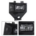 Pair Of Clear Lens Front Fog Light With Lamp Bezel Replacement For F250 F350 F450 Super Duty 2017-2019 Hc3z15201a Hc3z15200a 