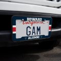 Howard University Alumn License Plate Tag Frame