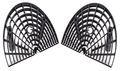 Grit Guard Ggwb-blk 2 Pack Washboard Bucket Insert Attaches To
