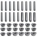 Oil Pan Stud Bolts Kit Stainless Steel Fit For Chevrolet Small Block Sbc 265 283 302 305 327 350 And 400 