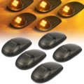 Auto Dynasty For Dodge Ram 1500 2500 3500 Be 5 X Led Cab Roof Top Lights Smoked Housing Yellow 