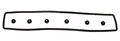 Vc4105a Valve Cover Gasket For 1968 To 1996 Ford Bronco Country Sedan And Custom 3 9l 4 L6 12v Ohv Engines 