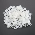 Baomain R-type Cable Clamp 3 16 Inch White 100 Pack