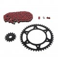 Fits Honda Xr400r 400 R Red Chain And Sprocket 15 45 110l