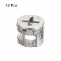 Uxcell Cam Lock Nut For Furniture 12pcs 11 65x9 8mm Joint Connector Locking Nuts Connecting Fittings