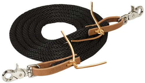 Weaver Leather Poly Roper Rein 3 8-inch X 8-feet Black