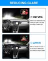 Autorder Dashboard Cover Mat For 2017-2022 Kia Niro Accessories Flannel Dash Sunshade Glare Uv Rays Protector