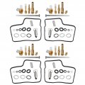 4 Packs Of Carburetor Rebuild Kit For Honda 1984-1987 Gl1200 Carb Repair Set Jets Gasket