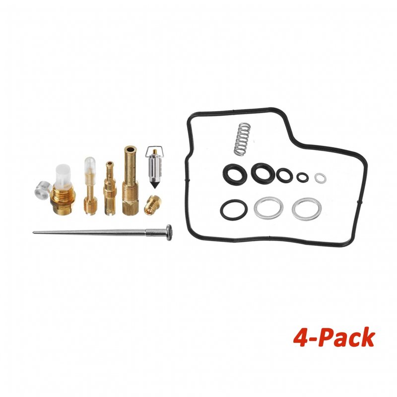 4 Packs Of Carburetor Rebuild Kit For Honda 1984-1987 Gl1200 Carb Repair Set Jets Gasket