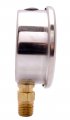 Durachoice 2-1 2 Oil Pressure Gauge Stainless Steel Case Brass 1 4 Npt Lower Mount Connection 0-300psi Gssg2512-300upd 