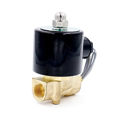 Baomain 3 8 Inch Brass Electric Solenoid Valve Water Air Fuels N C Dc 12v
