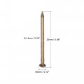 Uxcell Small Tiny Brass Nails 1 5x25mm For Diy Wooden Hardware Accessories 50pcs