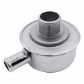 Gskmotor Chrome Round Valve Cover Breather Push In Style Highly Polished Device With Vent Tube For Sbc Bbc Sbf 350 
