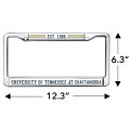 U Of Tennessee Chattanooga Full Size Standard License Plate Metal Frame