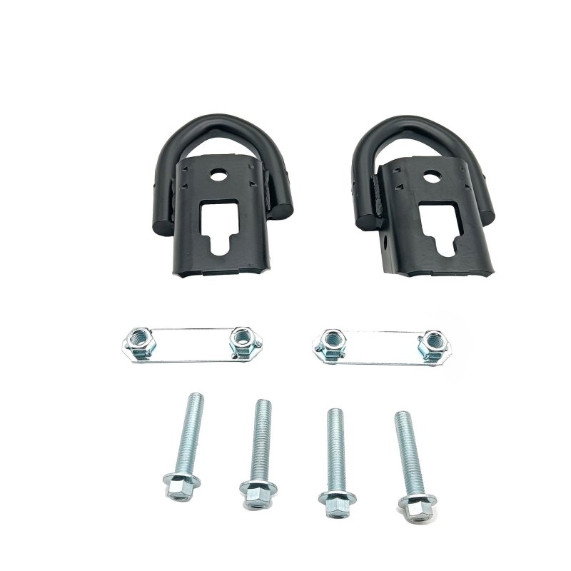 Front Tow Hooks Heavy Duty D-ring With Hardware Left And Righr Side For Ford F-150 F150 2009-2021 Replace Fl3z17a954c