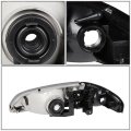 Auto Dynasty Oe Style Smoked Housing Amber Side Headlight Lamps Tool Kit Compatible With Mazda 626 98-99