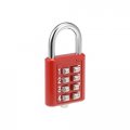 Uxcell 8-digit Combination Padlock Push Button Lock For Locker Cabinet Red 2pcs