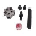 Kimiss Brake Line Flaring Tool Kit Portable Efficient Pipe Set For Automotive Repair Steel Aluminium Alloy