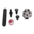 Kimiss Brake Line Flaring Tool Kit Portable Efficient Pipe Set For Automotive Repair Steel Aluminium Alloy