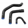 Silicone Radiator Hose Kit For 1972-1981 Jeep Amc Cj5 Cj6 J10 J20 Wagoneer 304 360 V8 Black With Clamps 