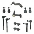 Front Ball Joint Tie Rod End Adjuster Pitman Idler Arm Steering Suspension Kit 12 Piece For 1994-1999 Dodge Ram 2500 Pickup 