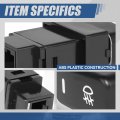 Auto Dynasty Front Dash Mount Fog Light Lamp Switch With Wiring Harness For Rvr Outlander Outlander Sport 2010-2015 Matte Black