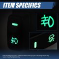 Auto Dynasty Front Dash Mount Fog Light Lamp Switch With Wiring Harness For Rvr Outlander Outlander Sport 2010-2015 Matte Black