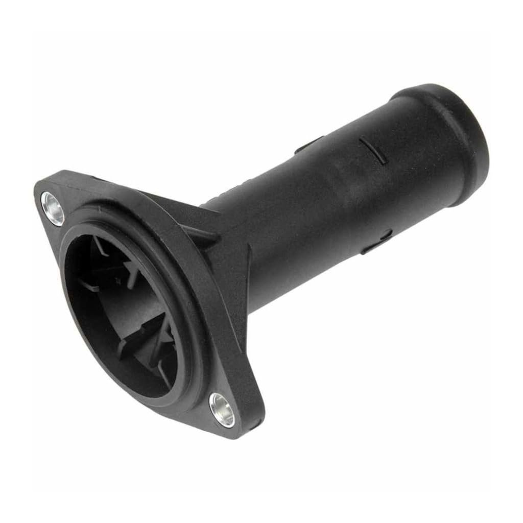 Engine Coolant Thermostat Housing For Volkswagen Golf 1999 2006 Plastic Natural Finish Straight Neck 2 Mounting Holes Replaces