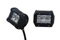 D4d 4 Flood Beam Led Oz-usa Pair 4d Reflector Work Light Bar Black Off-road Suv Boat 4wd Jeep 
