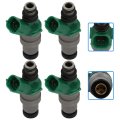 Fuel Injector 4 Pcs 2 Holes Replacement Injectors Engine Part Fit For 1996999 Toyota Paseo 1 5l 1995-1998 Tercel 1